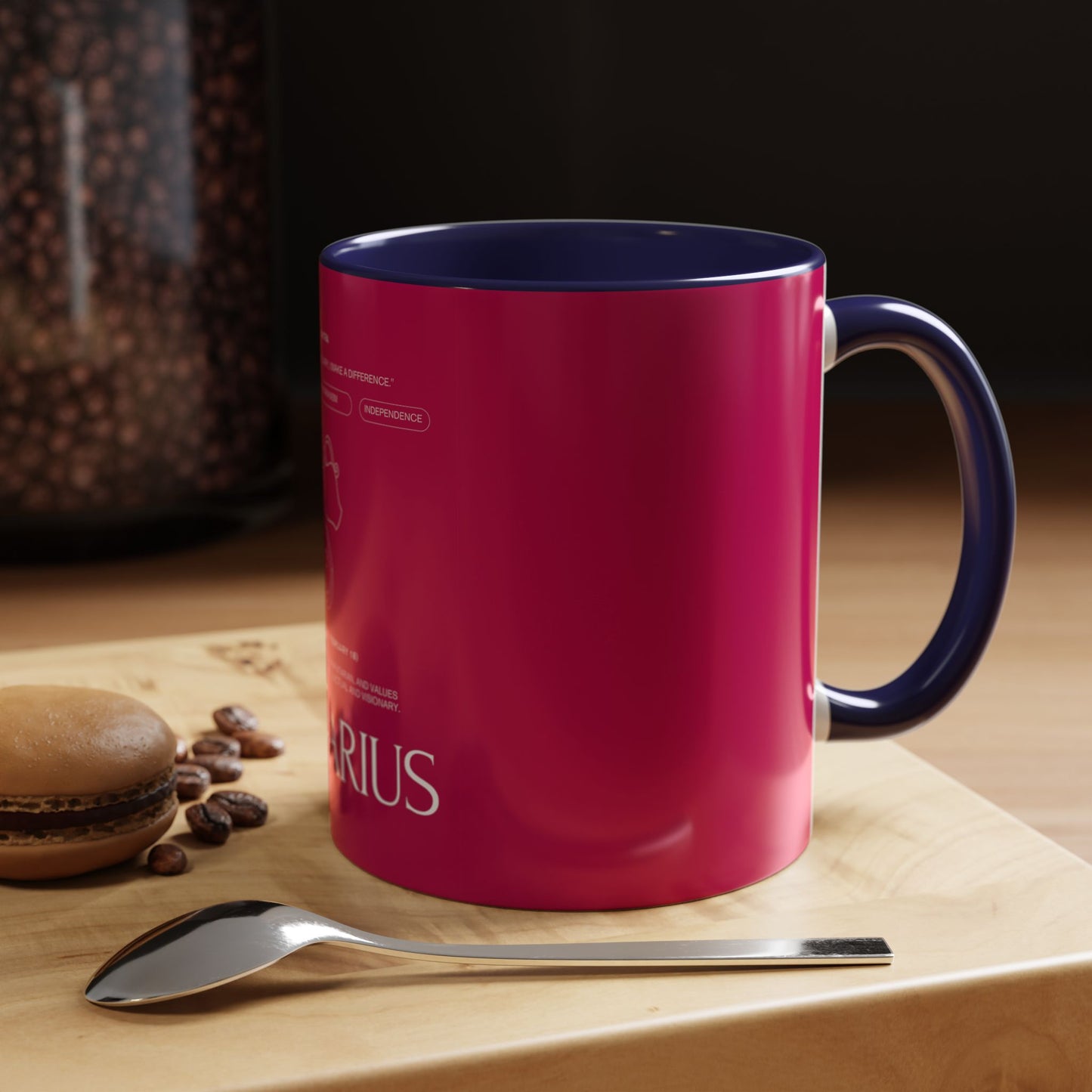 Aquarius Zodiac Coffee Mug — Astrological Birthdate Gift (11/15 oz)