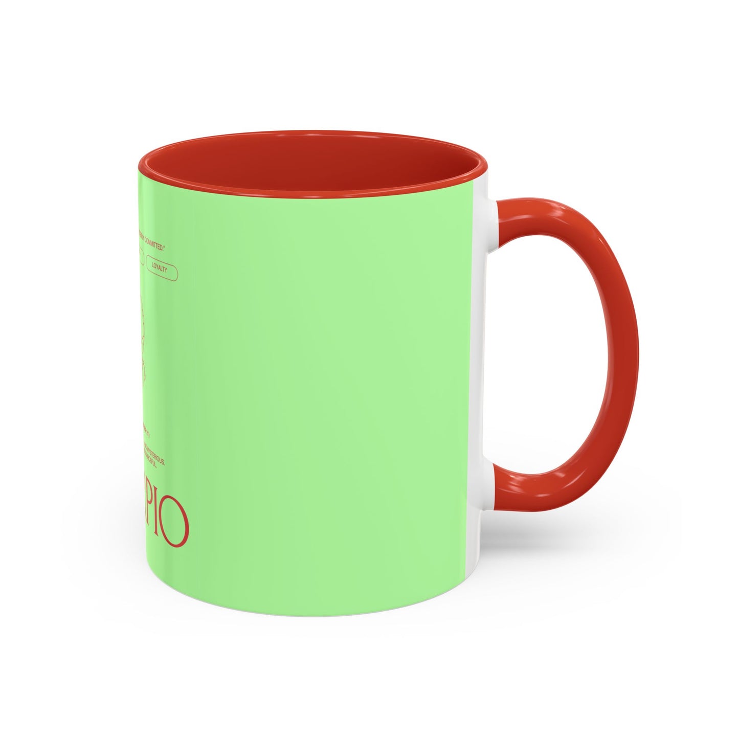 Scorpio Zodiac Coffee Mug — Astrological Horoscope Accent Mug (11/15oz)