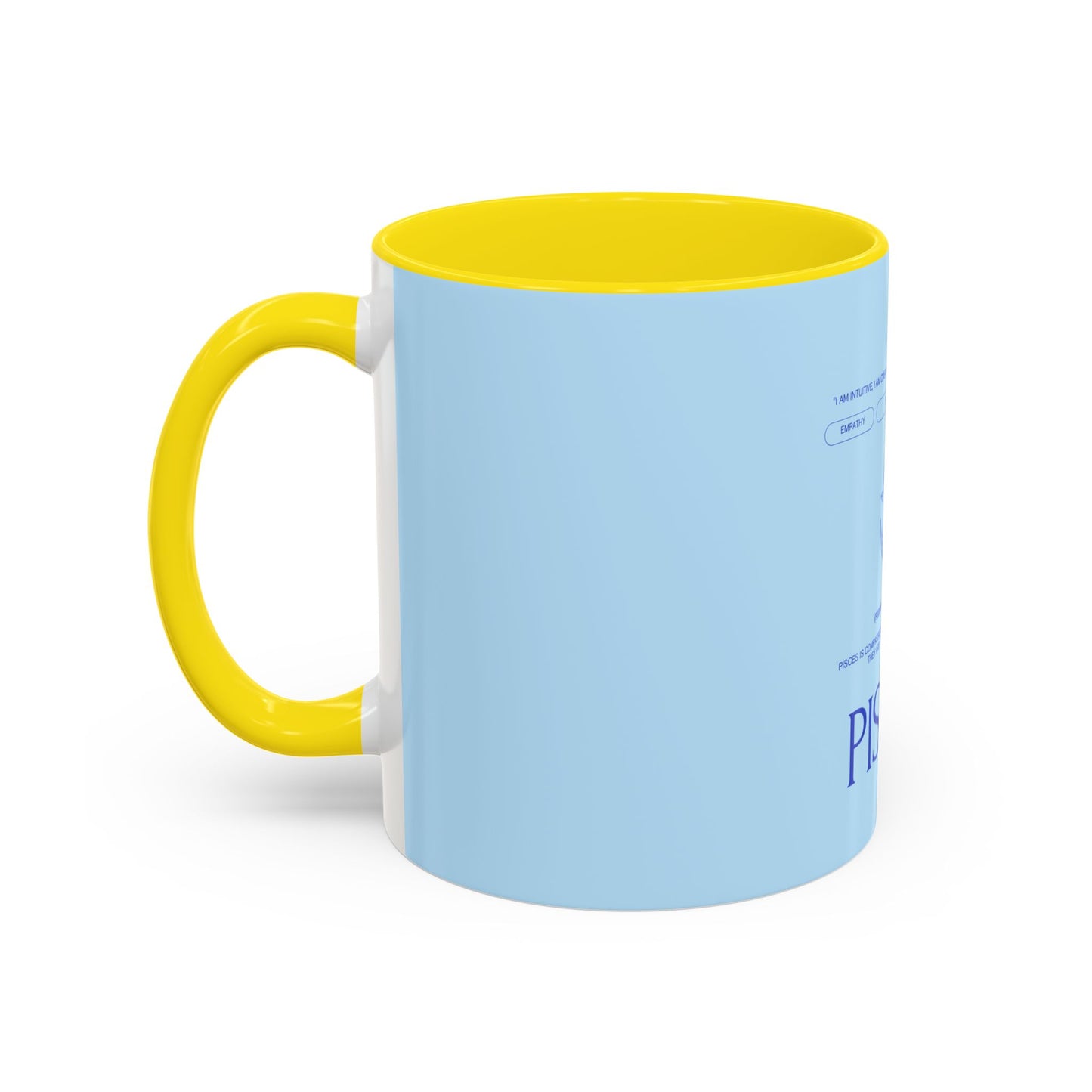 Pisces Zodiac Coffee Mug — Astrological Birthday Gift (Accent 11/15oz)