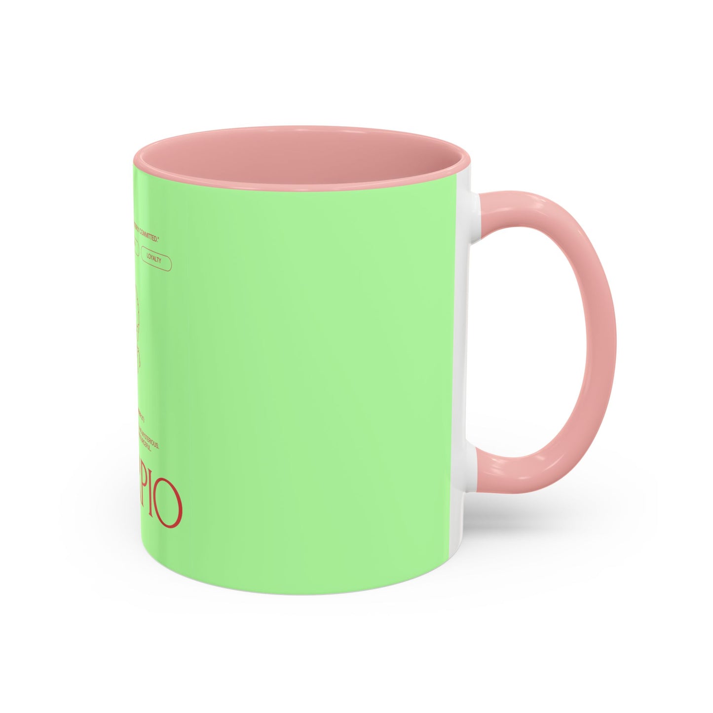 Scorpio Zodiac Coffee Mug — Astrological Horoscope Accent Mug (11/15oz)