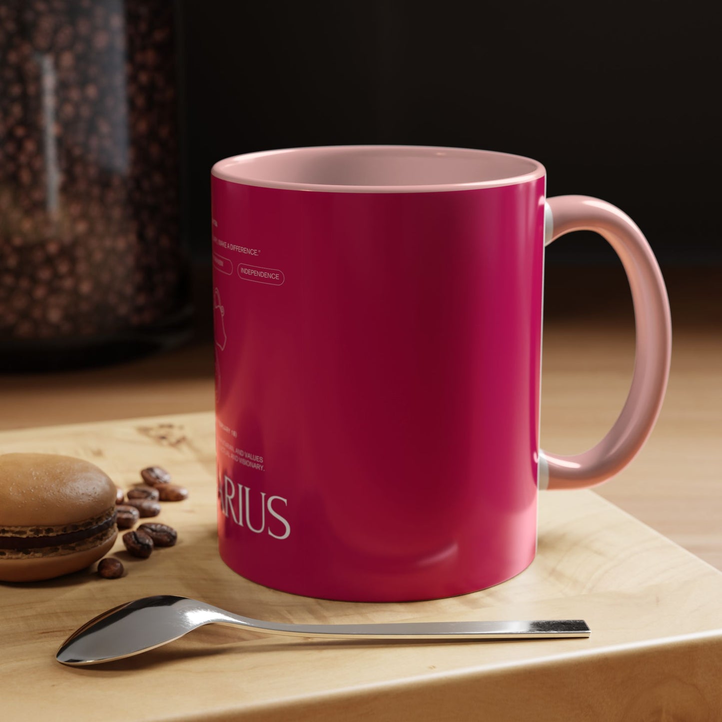 Aquarius Zodiac Coffee Mug — Astrological Birthdate Gift (11/15 oz)