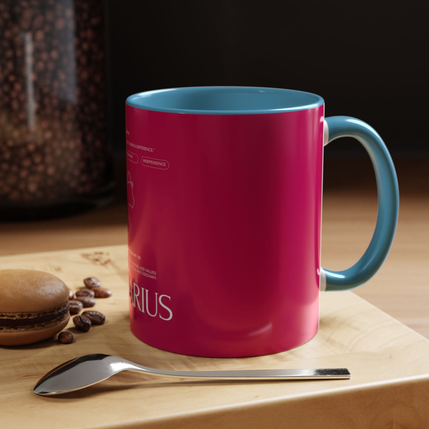 Aquarius Zodiac Coffee Mug — Astrological Birthdate Gift (11/15 oz)