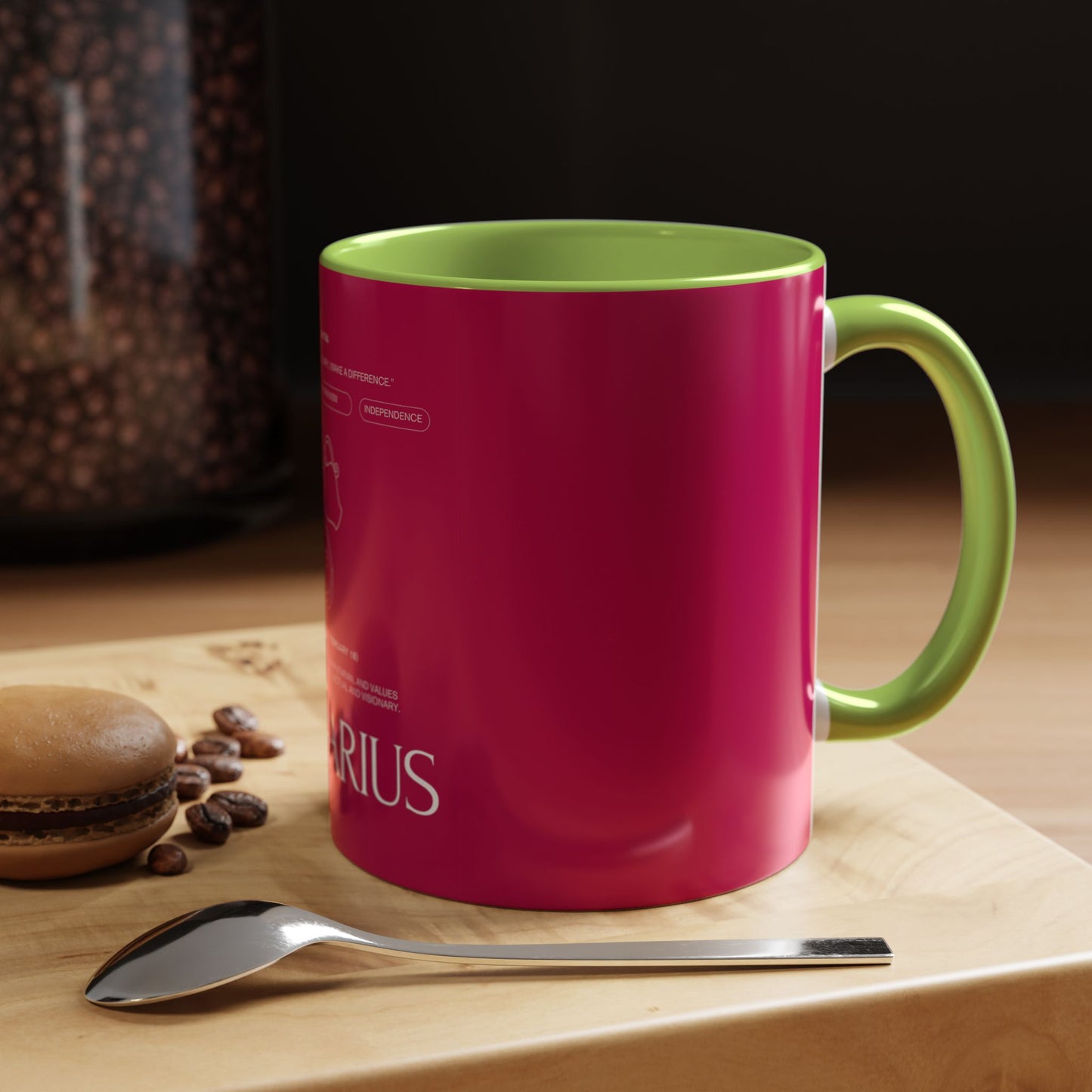 Aquarius Zodiac Coffee Mug — Astrological Birthdate Gift (11/15 oz)