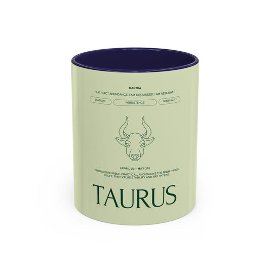 Taurus Zodiac Coffee Mug — Astrology Birthsign Mug (April 20–May 20)