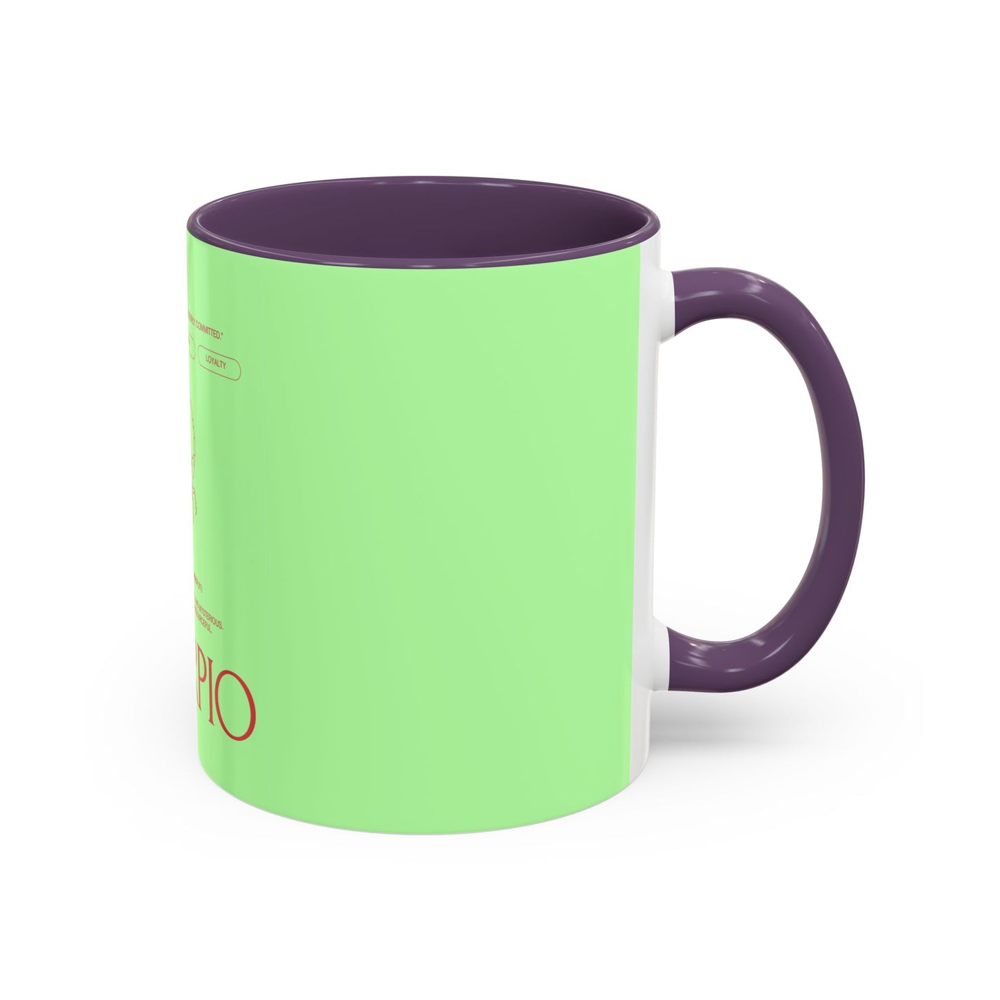 Scorpio Zodiac Coffee Mug — Astrological Horoscope Accent Mug (11/15oz)