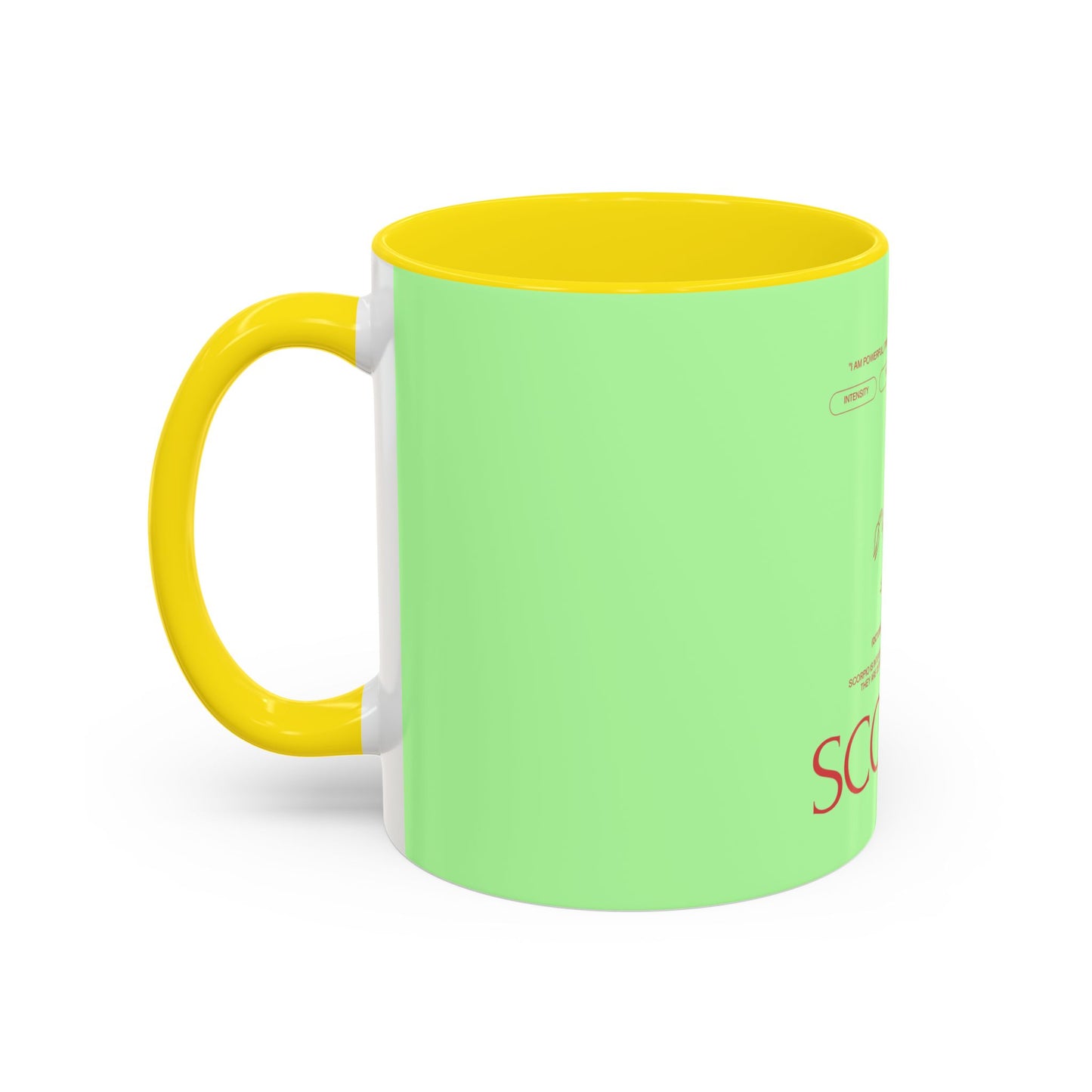 Scorpio Zodiac Coffee Mug — Astrological Horoscope Accent Mug (11/15oz)