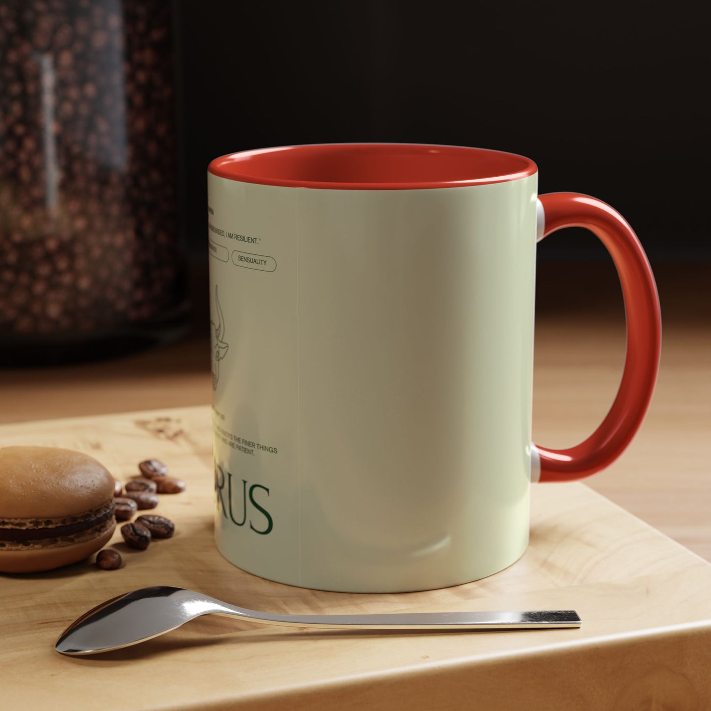 Taurus Zodiac Coffee Mug — Astrology Birthsign Mug (April 20–May 20)