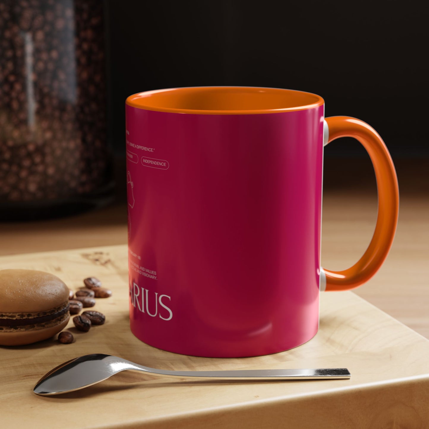 Aquarius Zodiac Coffee Mug — Astrological Birthdate Gift (11/15 oz)