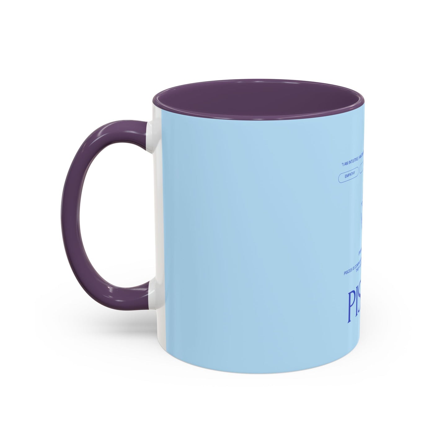 Pisces Zodiac Coffee Mug — Astrological Birthday Gift (Accent 11/15oz)