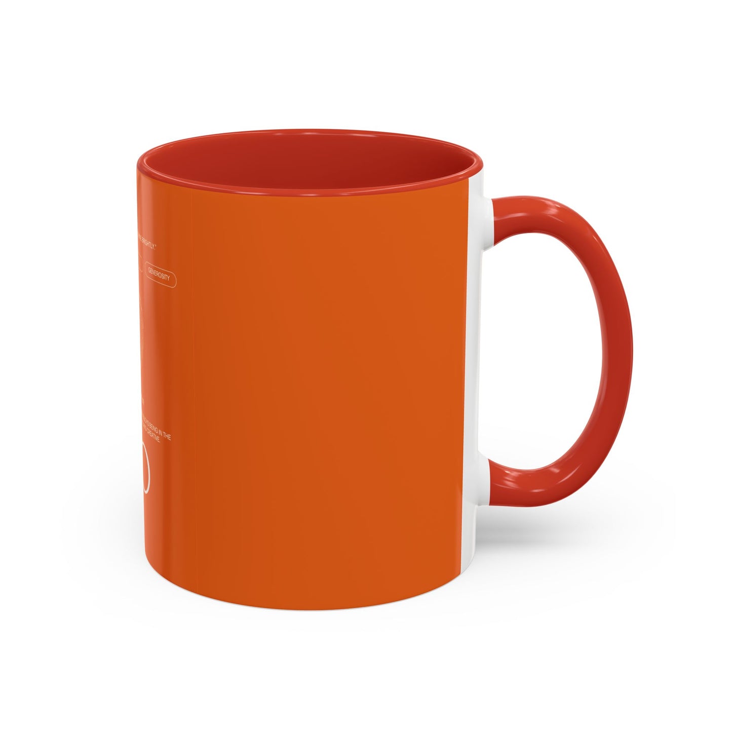 Leo Zodiac Coffee Mug — Orange Accent Astrology Gift