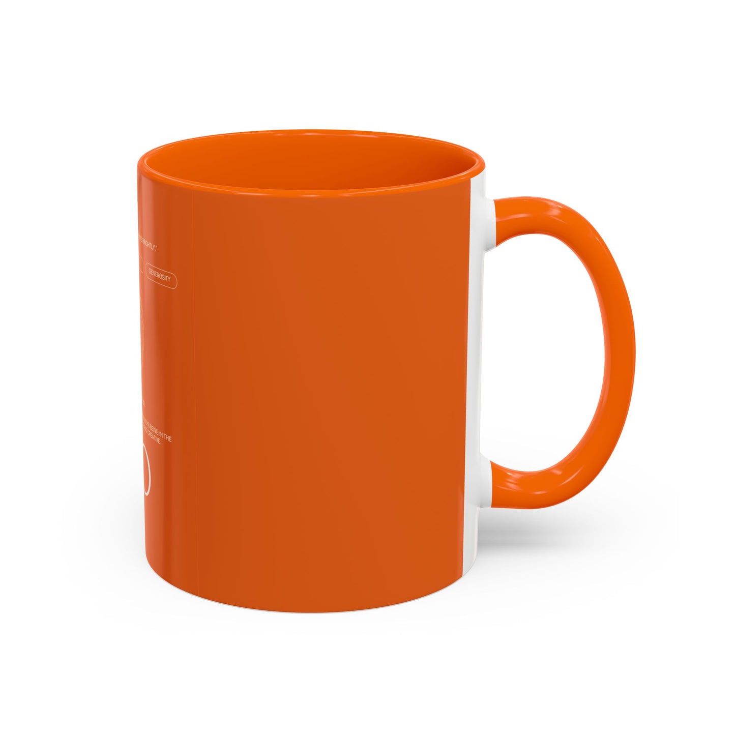 Leo Zodiac Coffee Mug — Orange Accent Astrology Gift