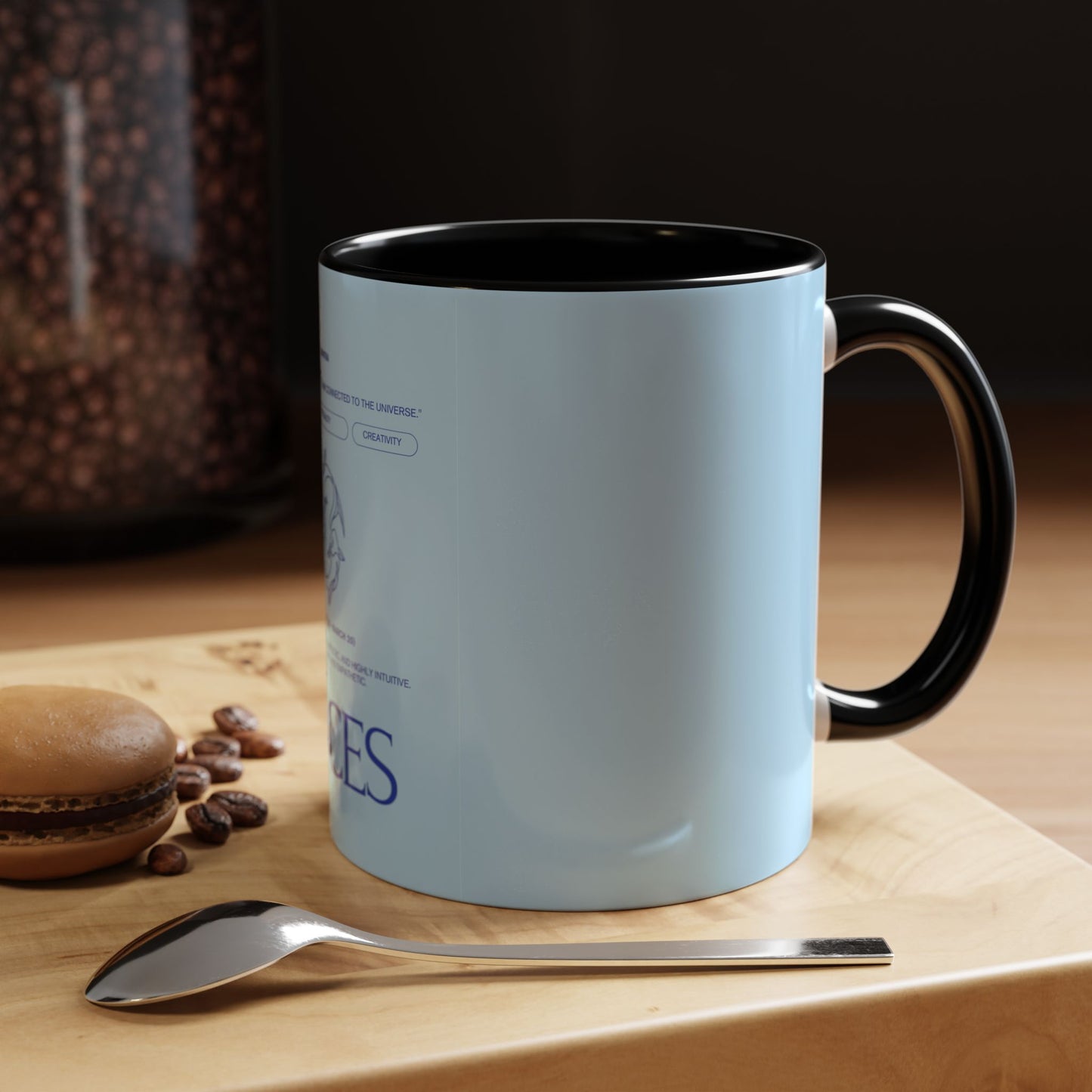 Pisces Zodiac Coffee Mug — Astrological Birthday Gift (Accent 11/15oz)