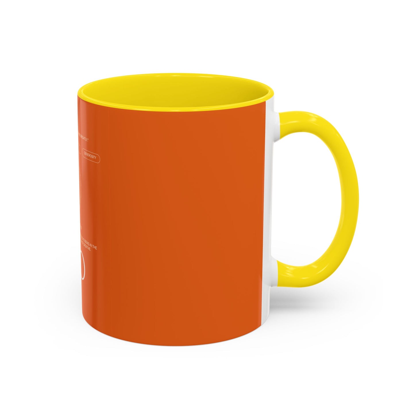 Leo Zodiac Coffee Mug — Orange Accent Astrology Gift