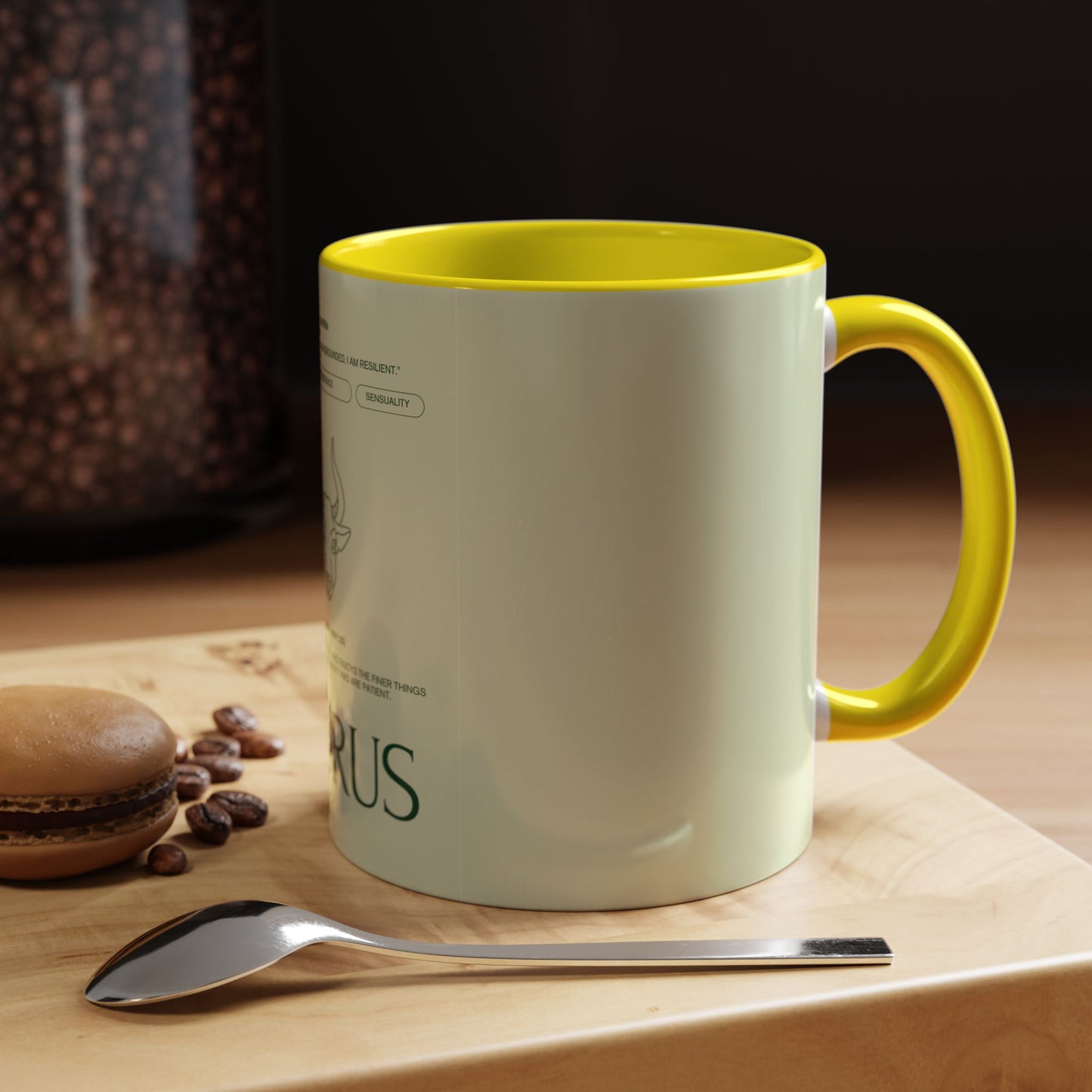 Taurus Zodiac Coffee Mug — Astrology Birthsign Mug (April 20–May 20)