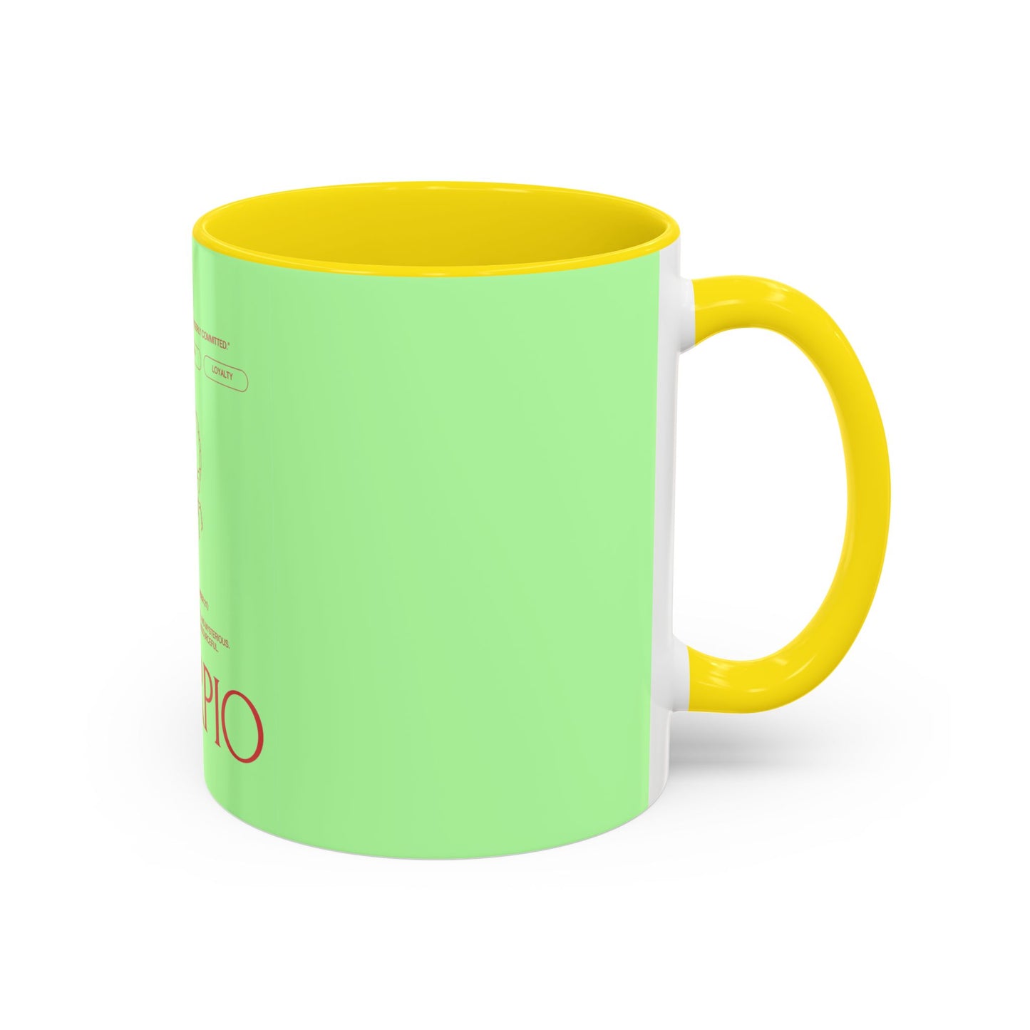 Scorpio Zodiac Coffee Mug — Astrological Horoscope Accent Mug (11/15oz)