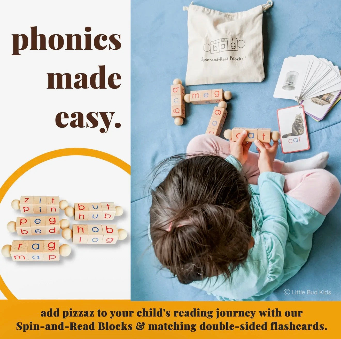 Spin-And-Read Montessori Phonics
Reading Blocks & Cvc Cards