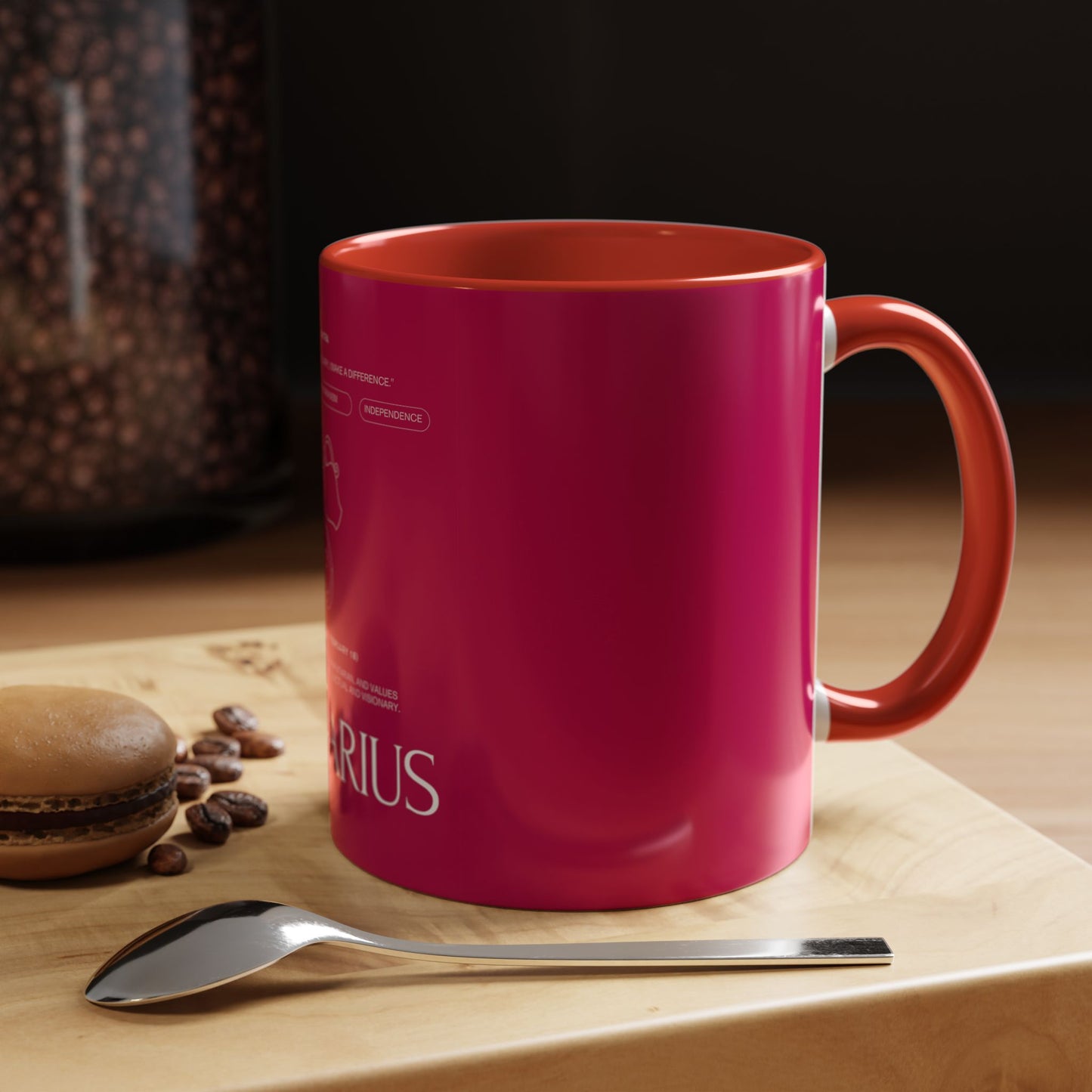 Aquarius Zodiac Coffee Mug — Astrological Birthdate Gift (11/15 oz)