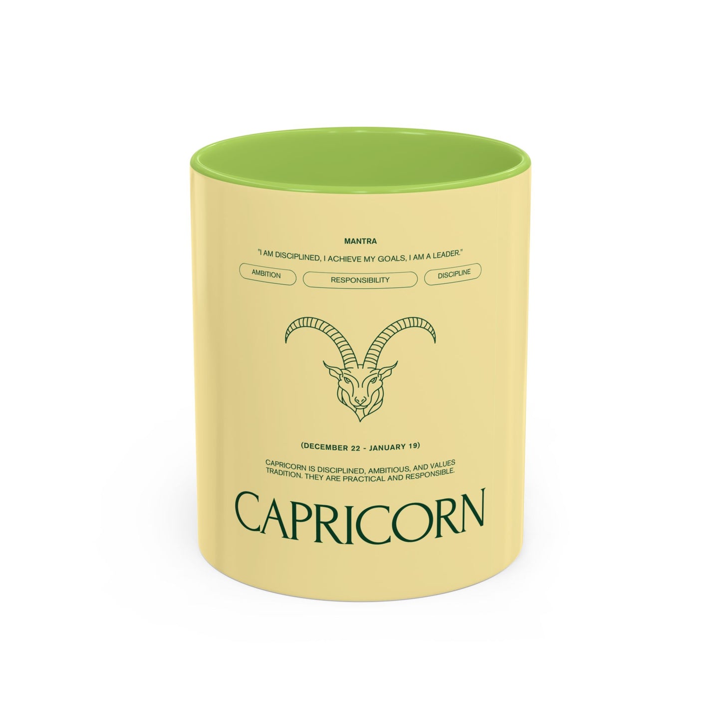 Capricorn Zodiac Coffee Mug – Astrology Birthstone Horoscope Gift