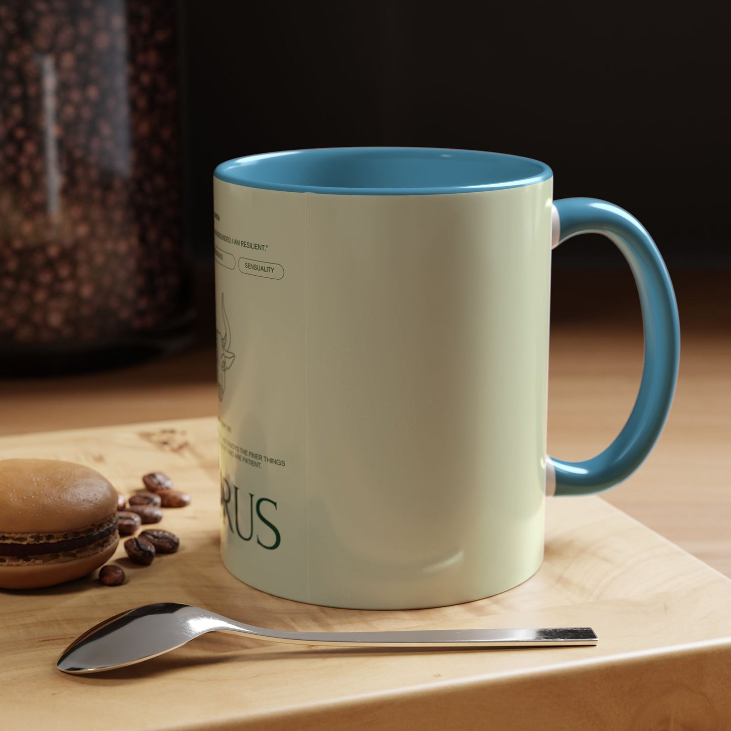 Taurus Zodiac Coffee Mug — Astrology Birthsign Mug (April 20–May 20)