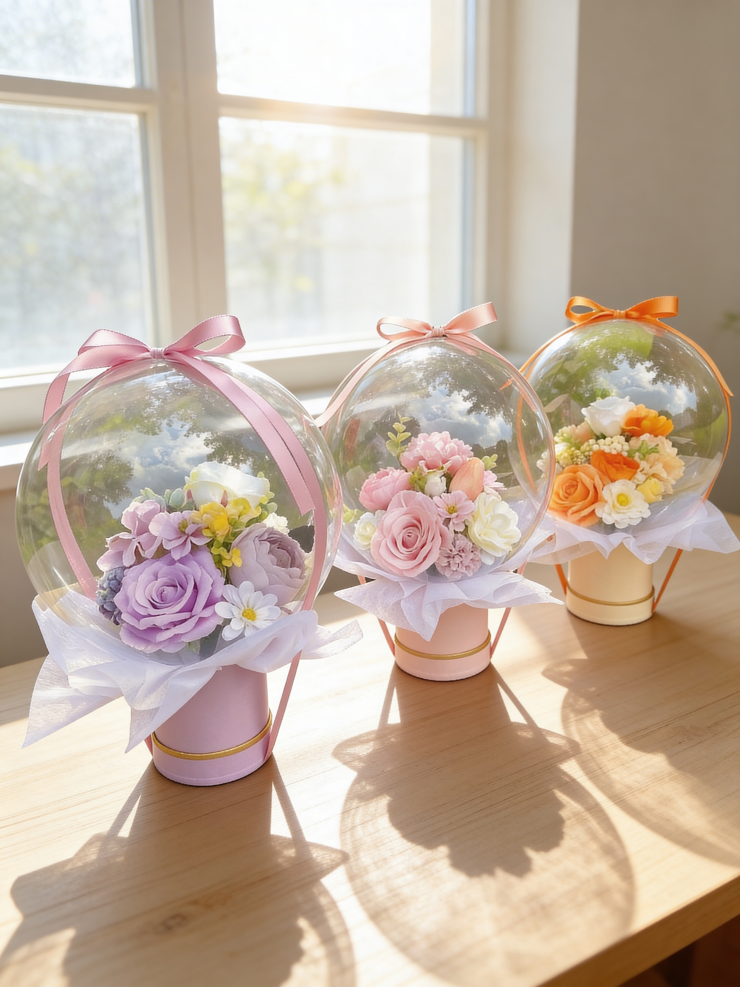 Floral Bubble Arrangement