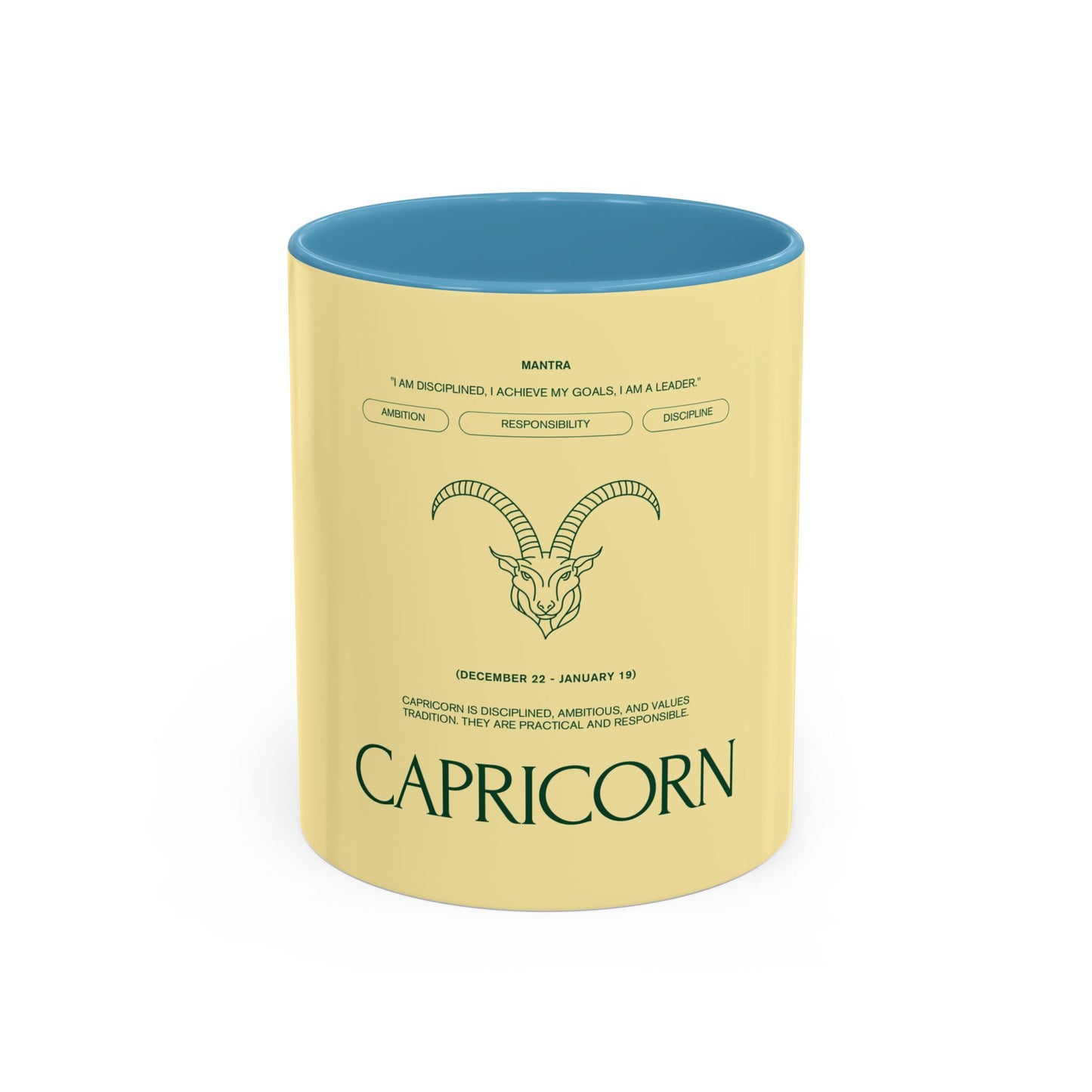 Capricorn Zodiac Coffee Mug – Astrology Birthstone Horoscope Gift
