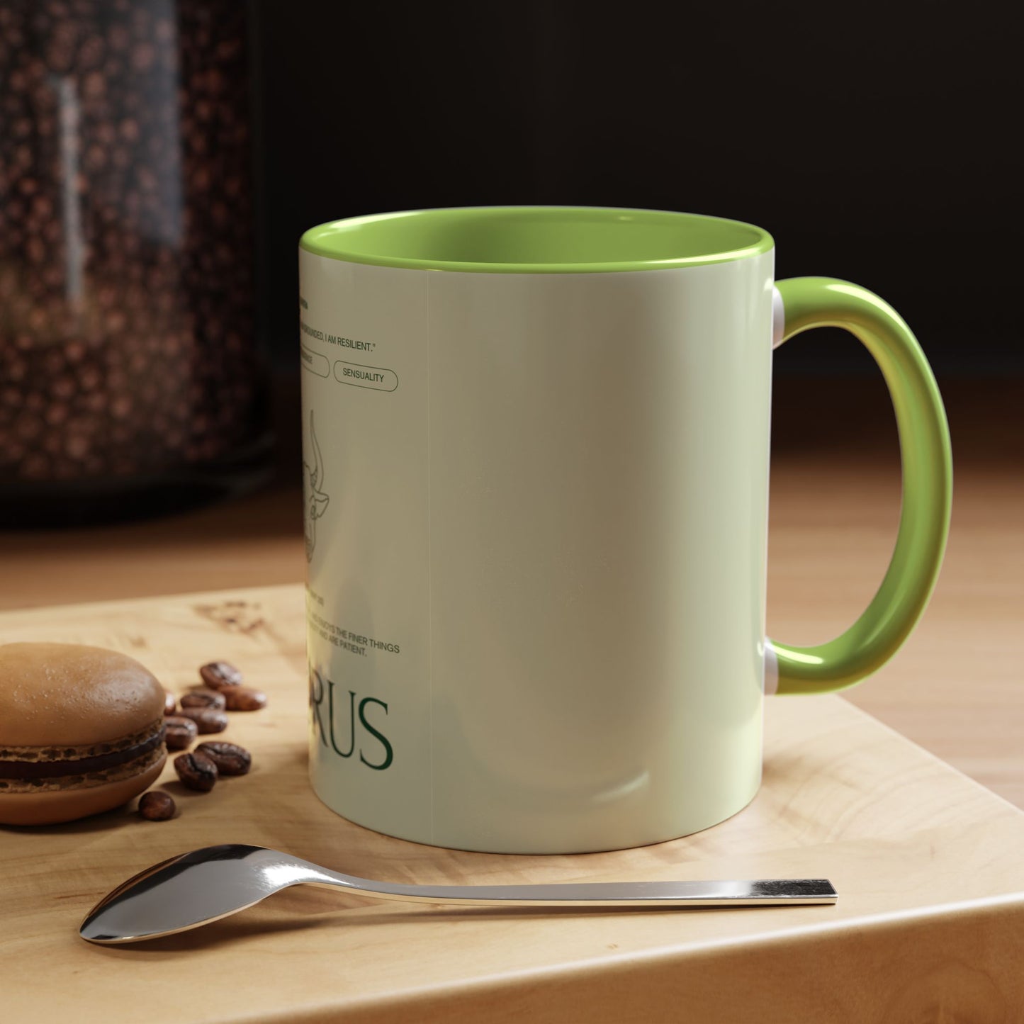 Taurus Zodiac Coffee Mug — Astrology Birthsign Mug (April 20–May 20)