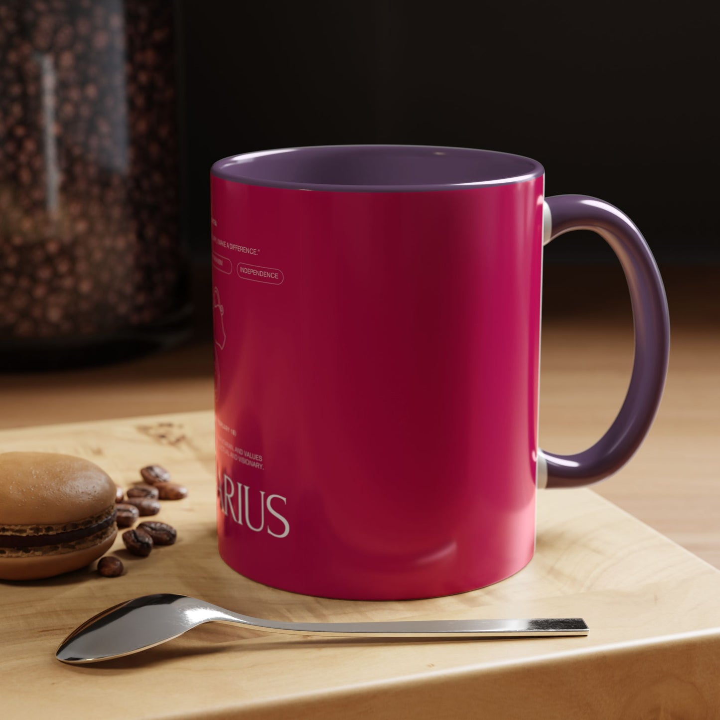 Aquarius Zodiac Coffee Mug — Astrological Birthdate Gift (11/15 oz)