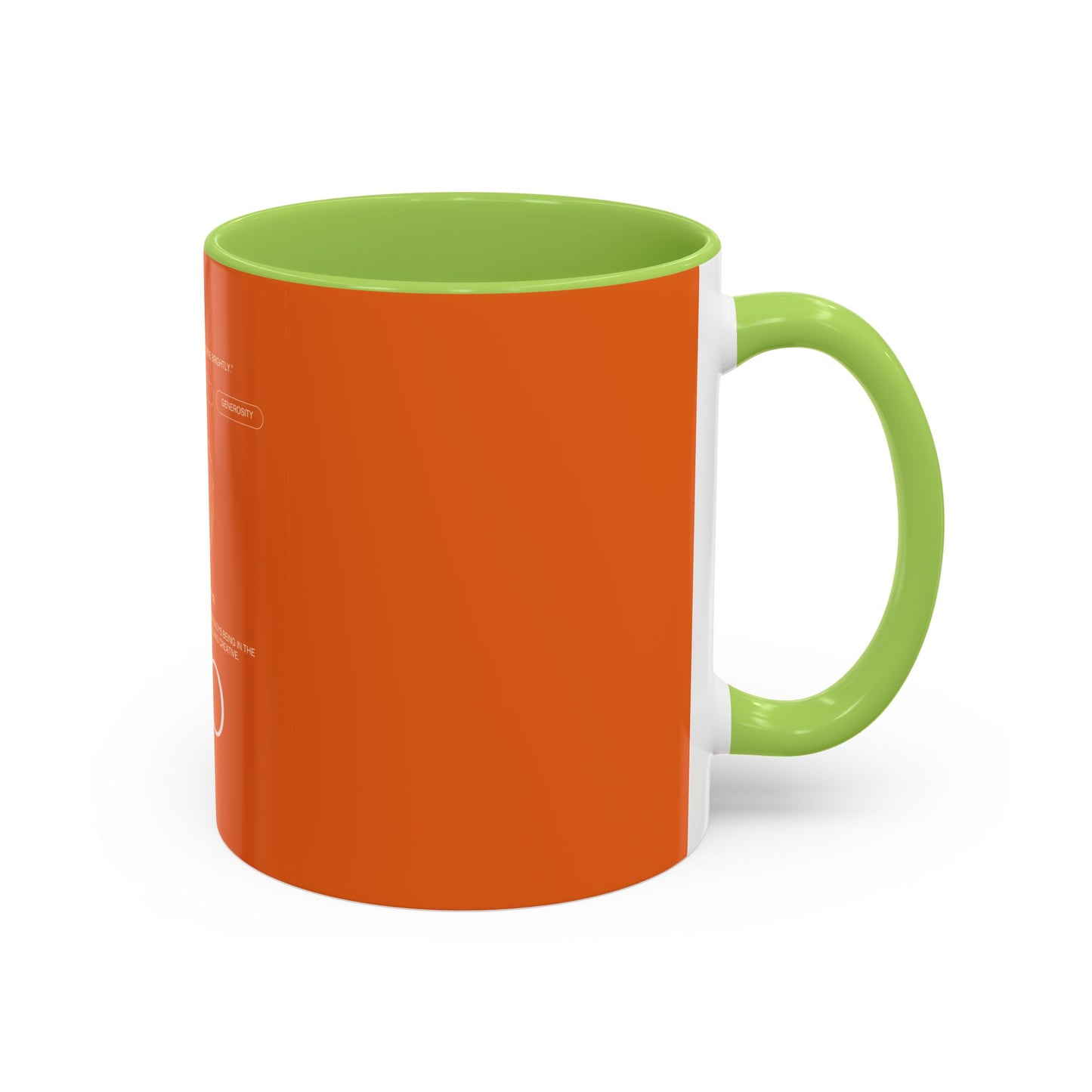 Leo Zodiac Coffee Mug — Orange Accent Astrology Gift