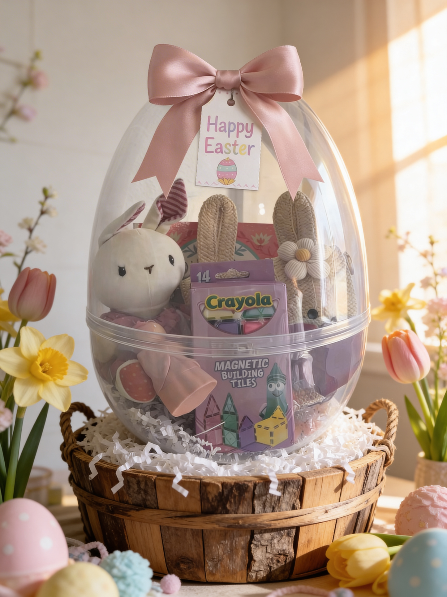 Blush Bunny Easter Egg