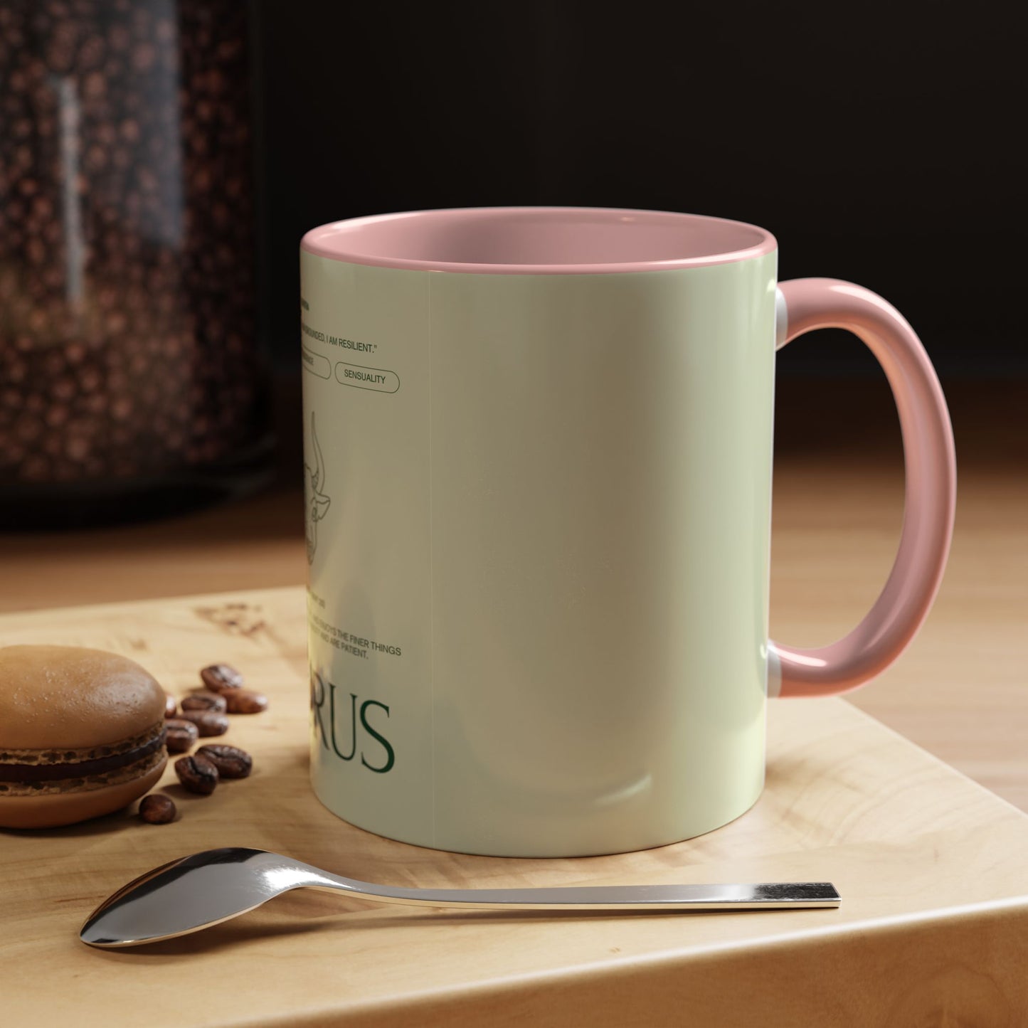 Taurus Zodiac Coffee Mug — Astrology Birthsign Mug (April 20–May 20)