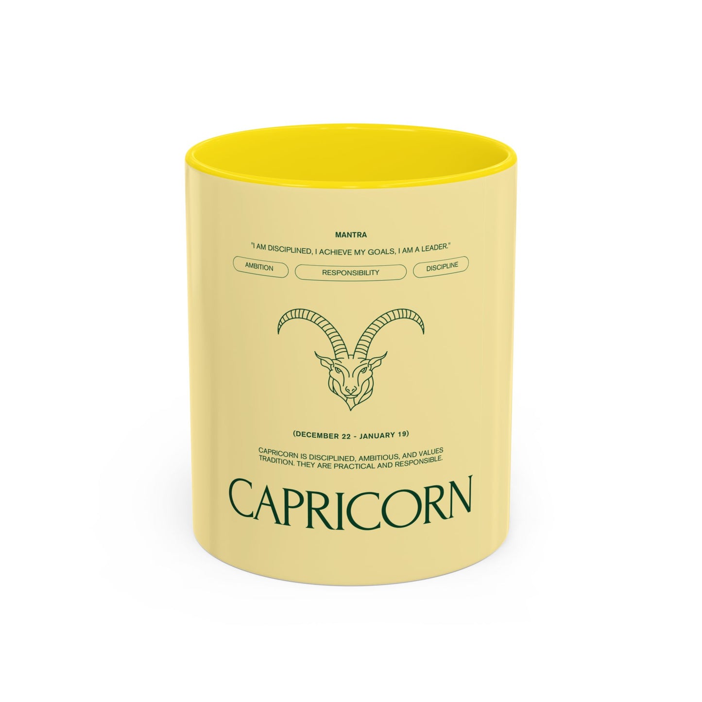 Capricorn Zodiac Coffee Mug – Astrology Birthstone Horoscope Gift