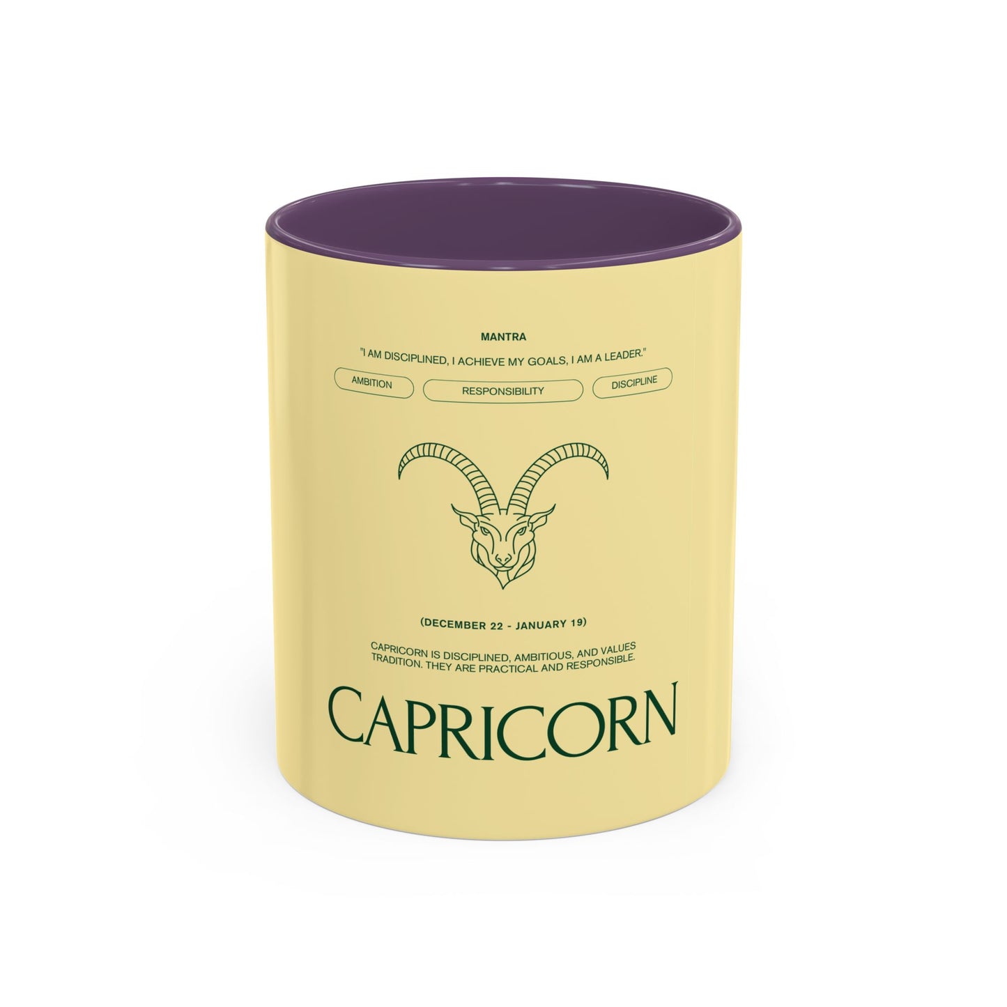 Capricorn Zodiac Coffee Mug – Astrology Birthstone Horoscope Gift