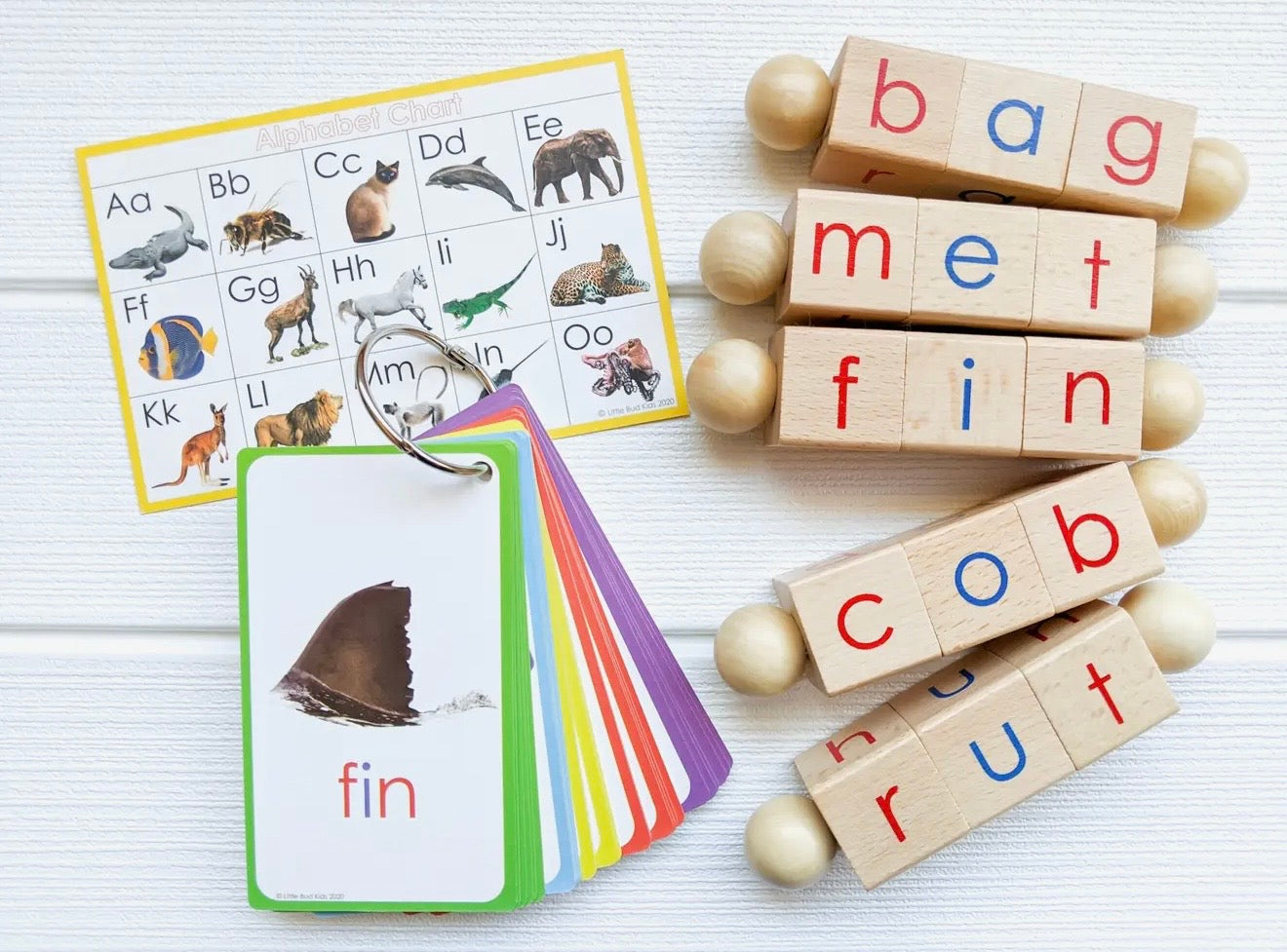 Spin-And-Read Montessori Phonics
Reading Blocks & Cvc Cards