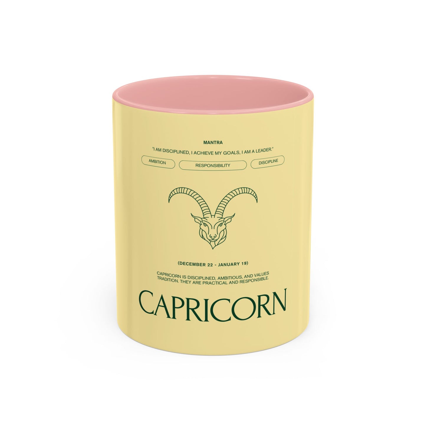 Capricorn Zodiac Coffee Mug – Astrology Birthstone Horoscope Gift
