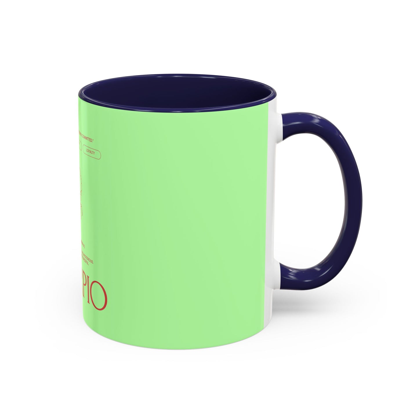 Scorpio Zodiac Coffee Mug — Astrological Horoscope Accent Mug (11/15oz)