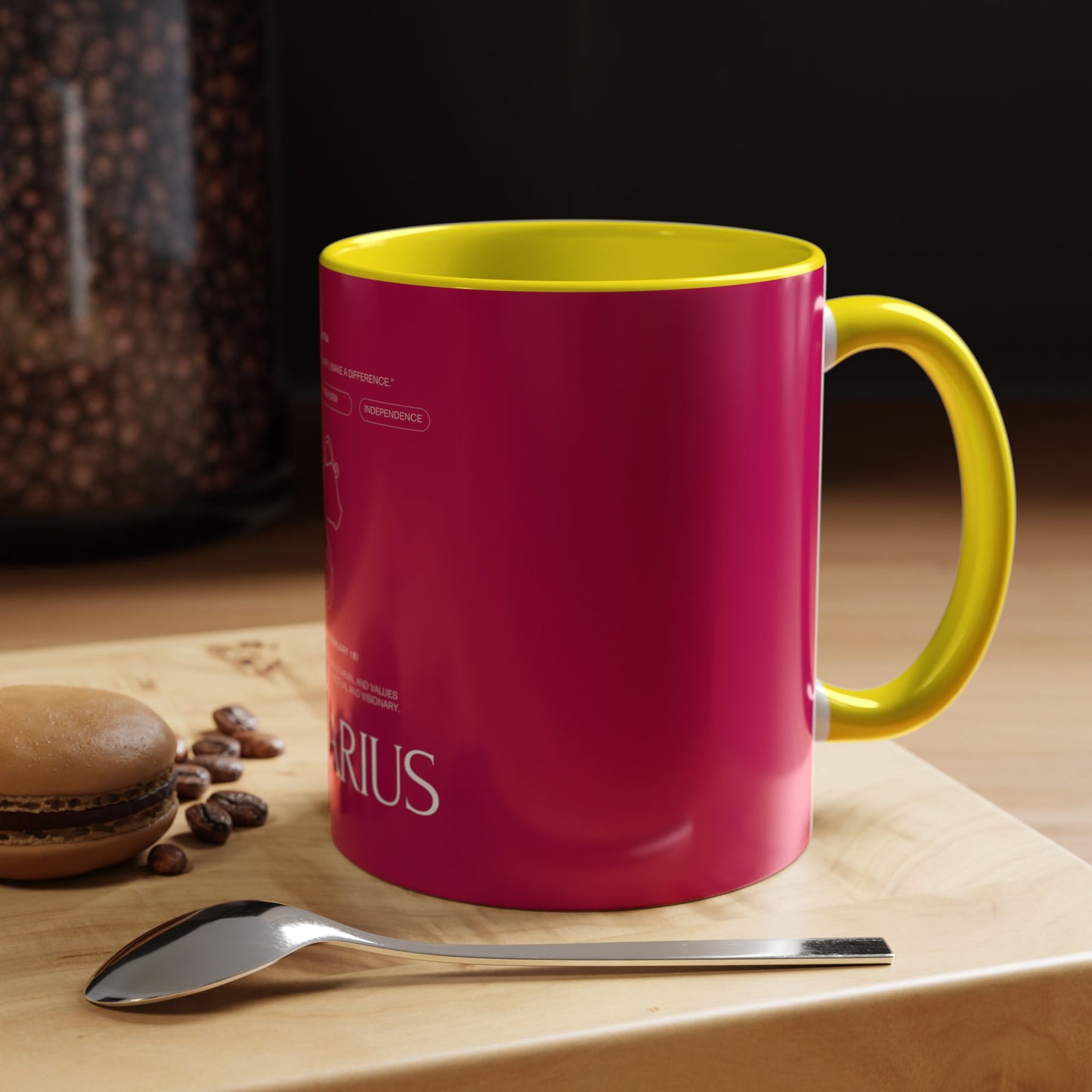 Aquarius Zodiac Coffee Mug — Astrological Birthdate Gift (11/15 oz)