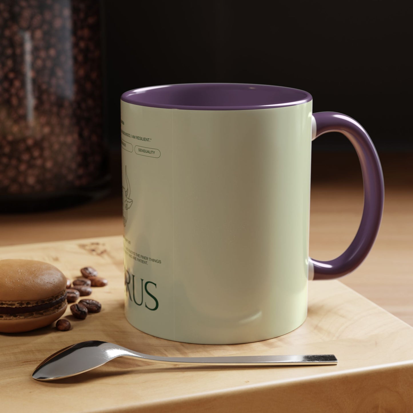 Taurus Zodiac Coffee Mug — Astrology Birthsign Mug (April 20–May 20)