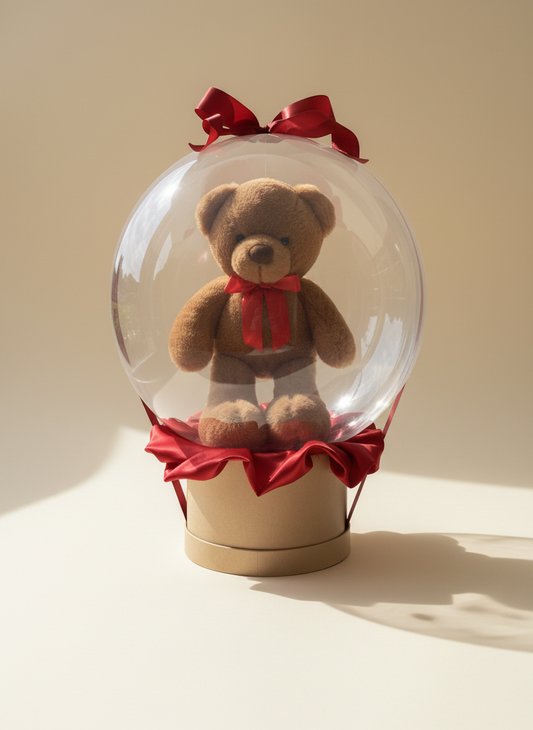 Bubble Balloon Teddy Keepsake
